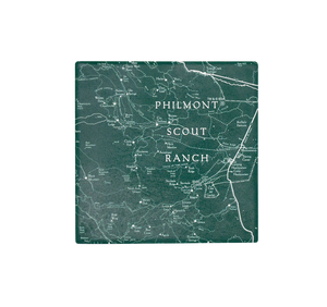 CERAMIC PHILMONT MAP COASTER
