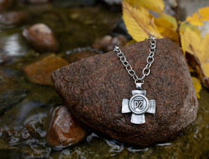 LARGE PS BRAND NECKLACE 21" LARGE PS BRAND NECKLACE 21"