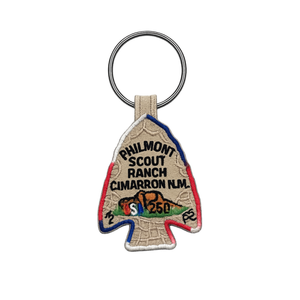 250TH PHILMONT ARROWHED PATCH KEYRING