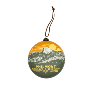 FLAT GLOBE WPA ORNAMENT