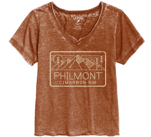 WOMEN'S PHILMONT LINEAR LICENSE TEE