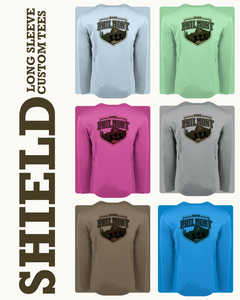 CUSTOM SHIELD CREW SHIRT LONG SLEEVE