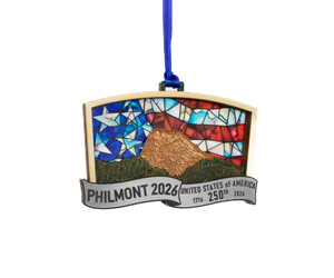 2026 PHILMONT STAINED GLASS WOOD ORNAMENT