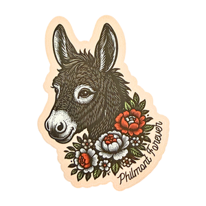 GIRL BURRO STICKER