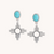 Enchantment Zia w/ Turquoise Earrings Enchantment Zia w/ Turquoise Earrings