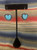 Turquoise InlayHeart Dangles