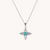 Turquoise Sun Zia Necklace