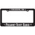 License Plate Frame With Brand