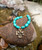 FLEUR-DE-LIS BRACELETE - TURQUOISE & CIMARRON GOLD
