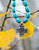 LARGE PS BRAND BRACELETE - TURQUOISE & CIMARRON SILVER
