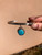 Sterling cuff w/ Dangle Stone Bracelet