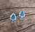 Mini Turquoise Arrowhead studs