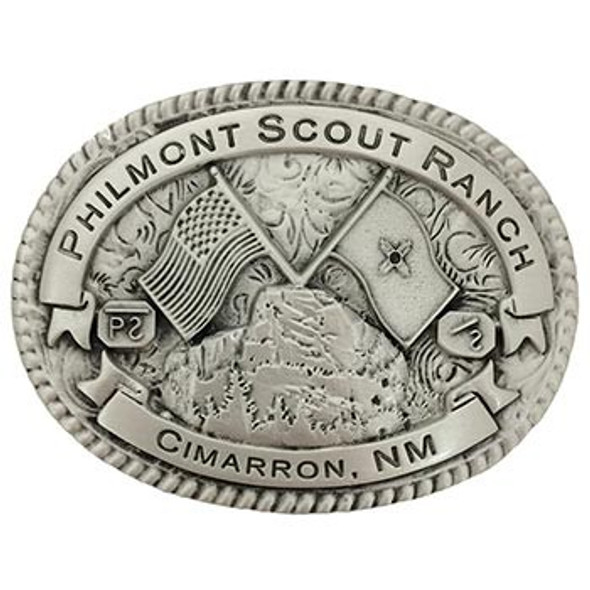 Tooth of Time Flags Buckle - Pewter Tooth of Time Flags Buckle - Pewter
