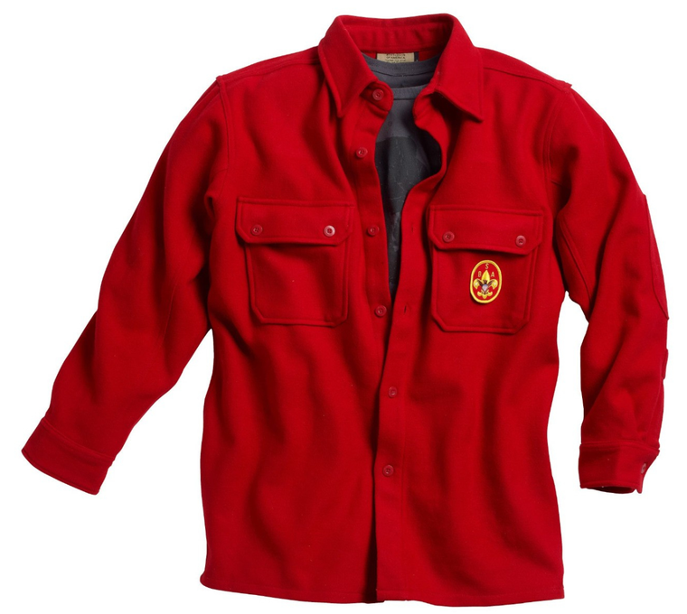 SCOUTS BSA WASHABLE WOOL JAC SHIRT