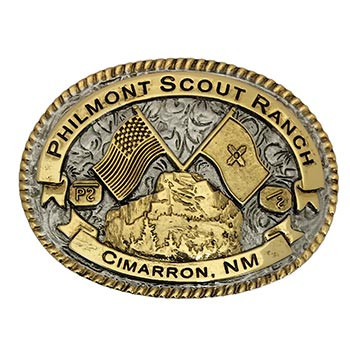 Tooth of Time Flags Buckle - 2-Tone