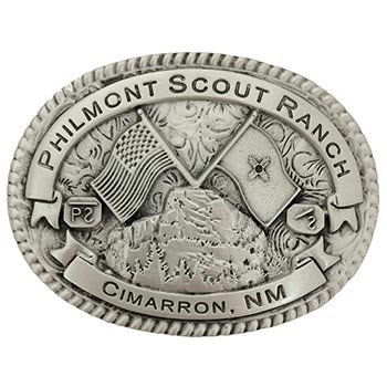 Tooth of Time Flags Buckle - Pewter