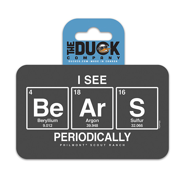 I See Bears Periodically Sticker