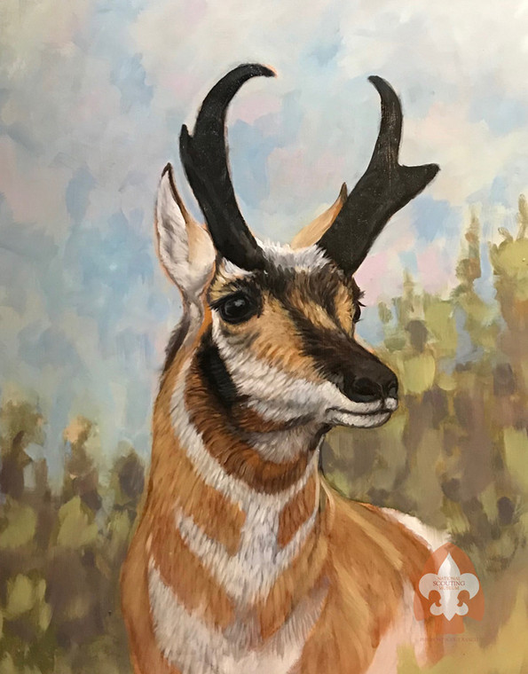Antelope on Large Canvas