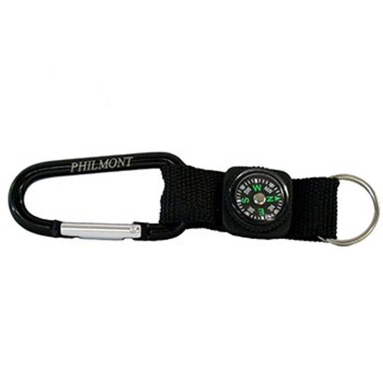 Compass & 6cm Carabiner Combo