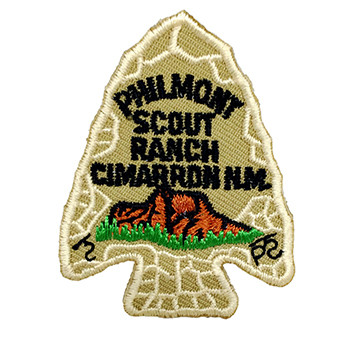 Arrowhead Embroidered Hat Pin