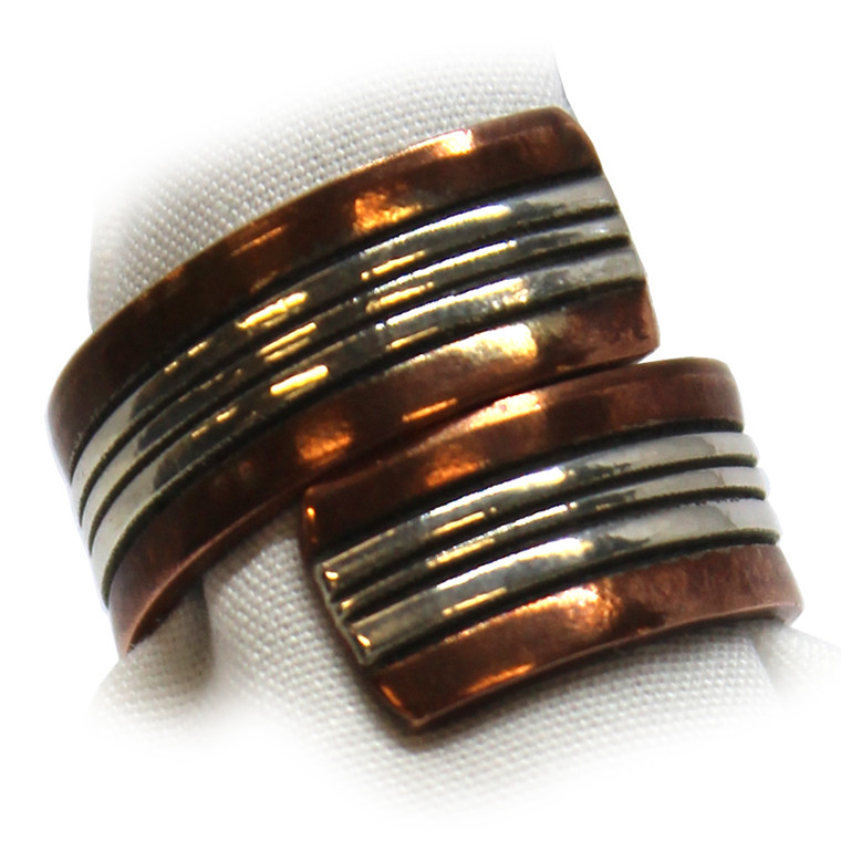 Copper/Silver Wrap Ring