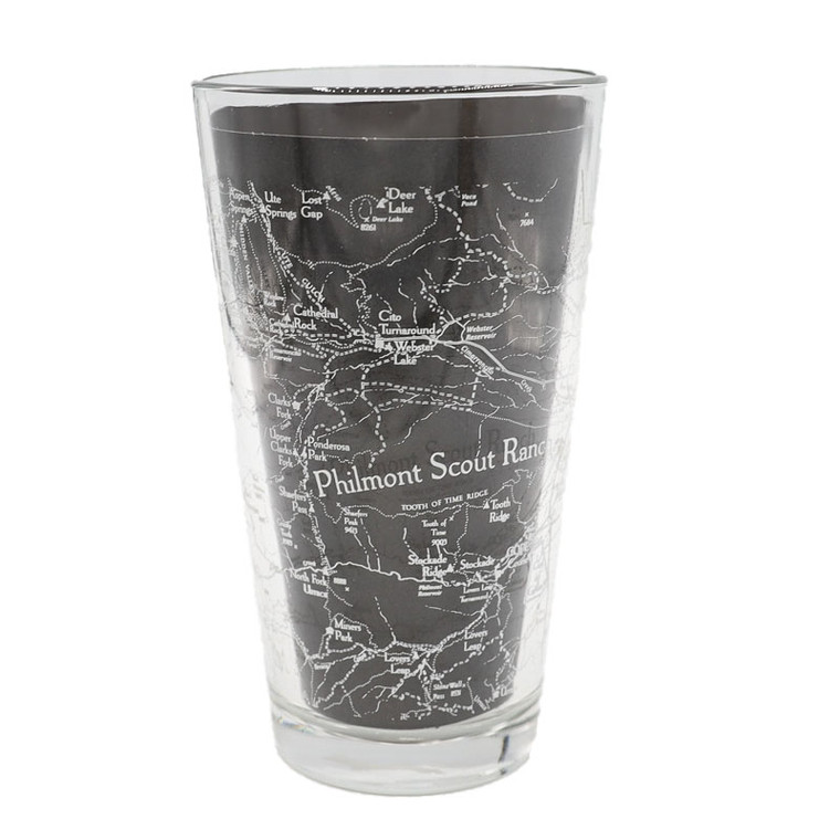 Philmont Map Rootbeer Pint Glass