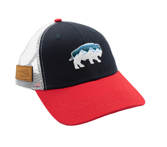 EMBROIDERED BUFFALO CAP