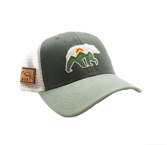 EMBROIDERED BEAR CAP