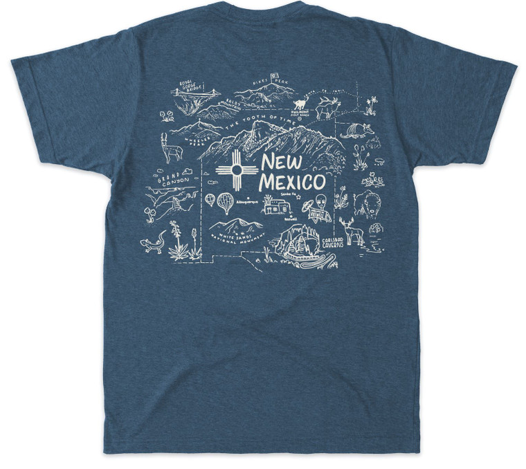 Tee New Mexico Landmarks