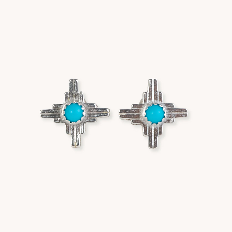 Zia Enchantment Turquoise Stud