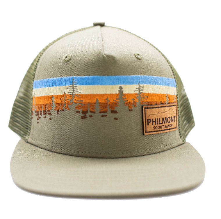 EMBROIDERED TREES CAP