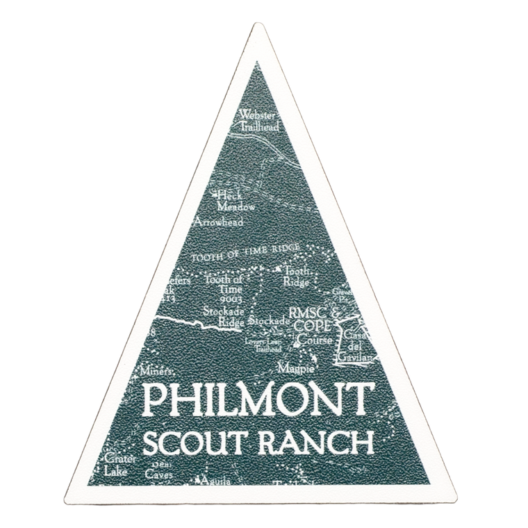 PHILMONT WOODEN MAP MAGNET