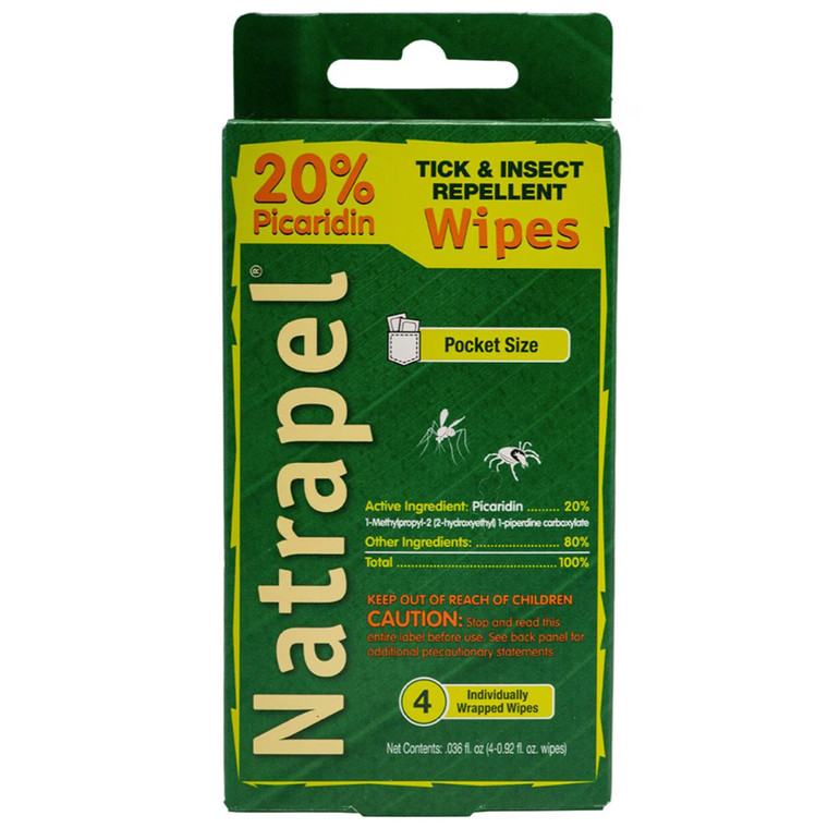 Natrapel Wipes - Pocket Size