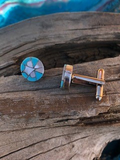 Cufflinks Set Inlay Zuni