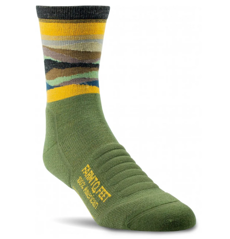 FOX RIVER MEN'S MAX PATCH LIGHT TARGETED CUSHION 3/4 CREW HIKING SOCK