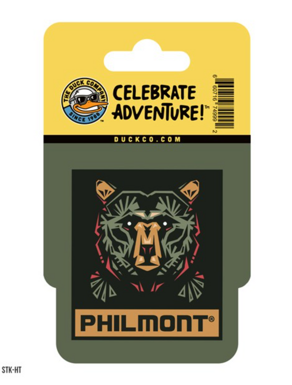 MODERN BEAR STAMP STICKER