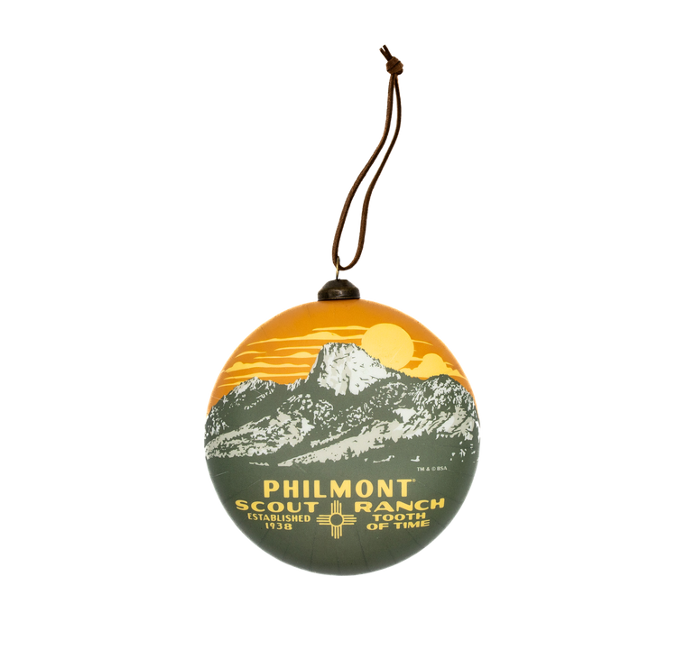 FLAT GLOBE WPA ORNAMENT
