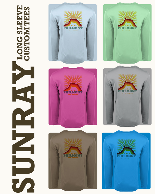 CUSTOM SUNRAY CREW SHIRT LONG SLEEVE