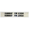 New Yanmar 2500 Decal Set
