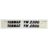 New Yanmar 2500 Decal Set