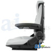 Seat, F20 Series, Slide Track / Armrest / Headrest / Gray Vinyl