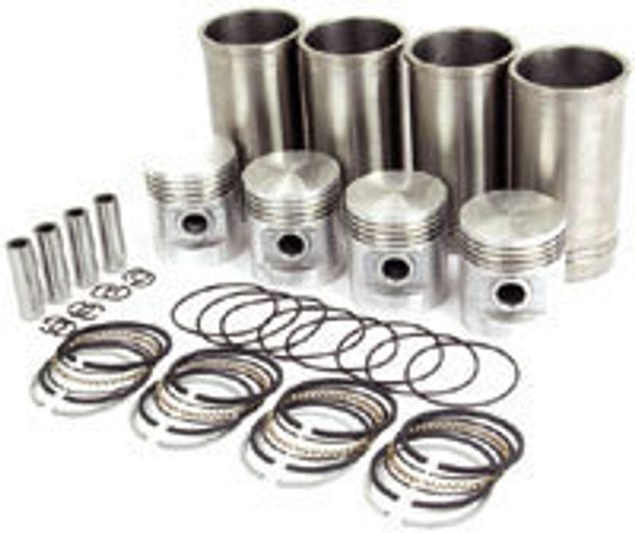 Ford 8N 9N 2N Sleeve & Piston Kit for 4 Cylinders .040 Liners