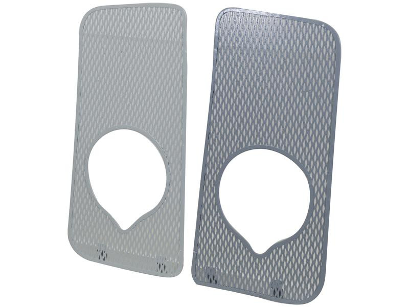 Fordson Tractor Grill Set With Light Holes E1ADDN8163 & E1ADDN8164