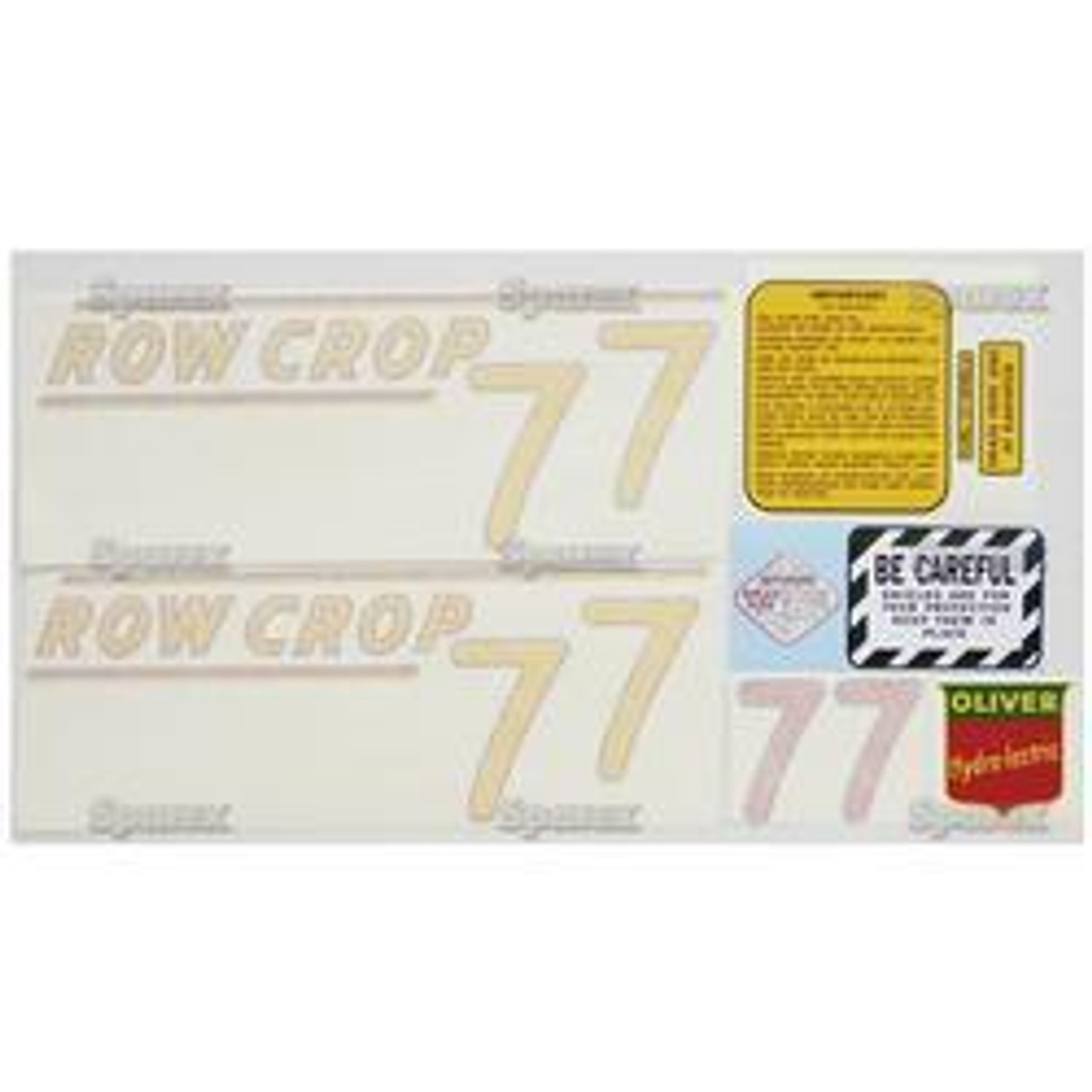 New Oliver 77 Rowcrop (51>) Decal Set