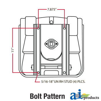 JD Lawn Mower Flip Style Seat AM124294 F710 F725 F735
