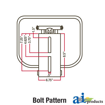 Universal Tractor Bucket Seat Black BS100BL
