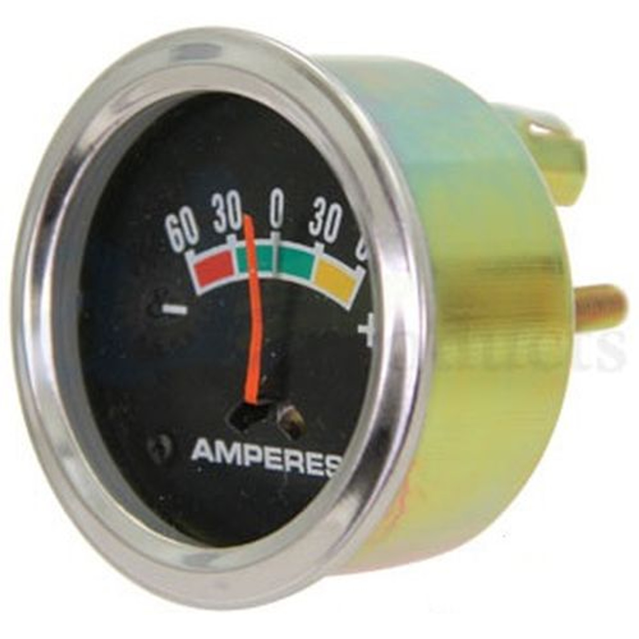 Tractor Ammeter Gauge Assembly (Chrome Face) A-50A60