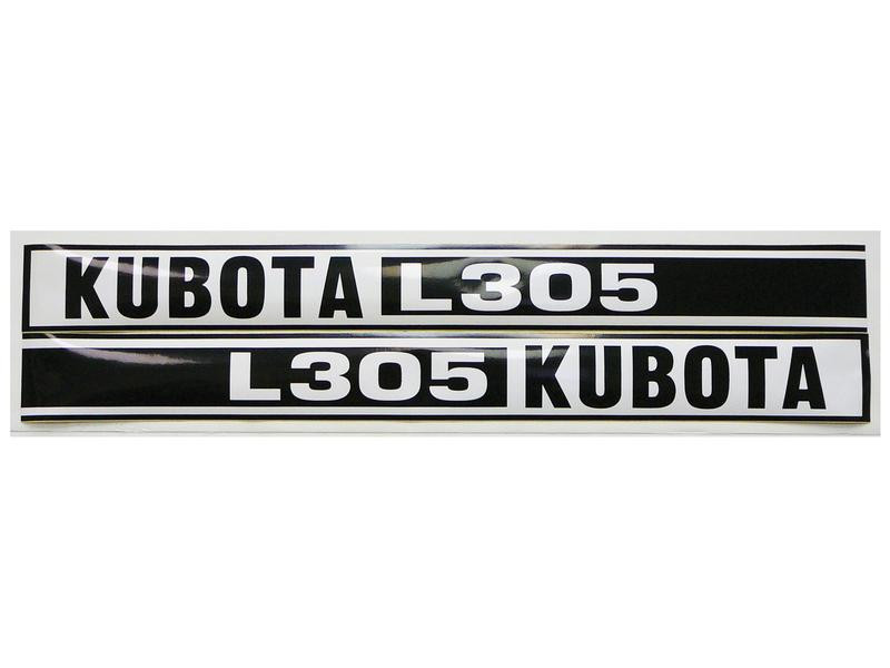 Tractor  DECAL- KUBOTA L305 Part Number S23095