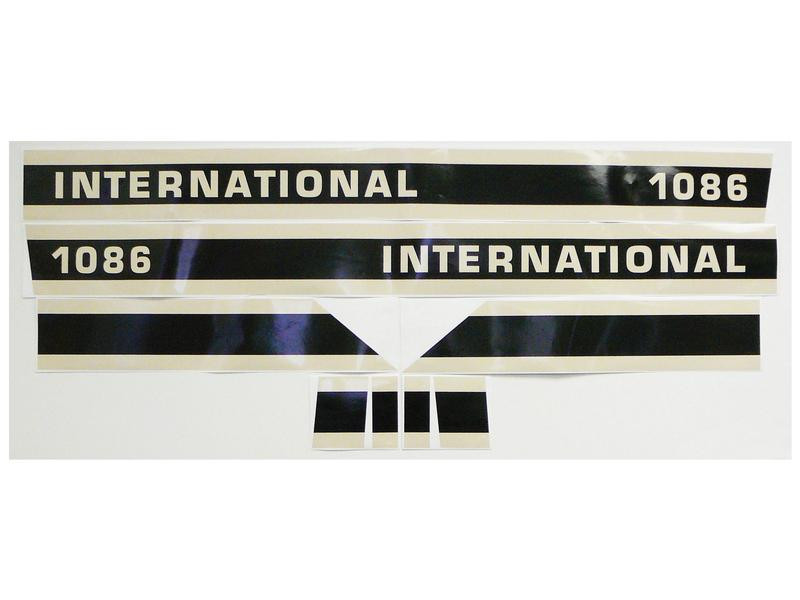 Tractor  Decal Kit, 1086 Blk, Hood Part Number S52928