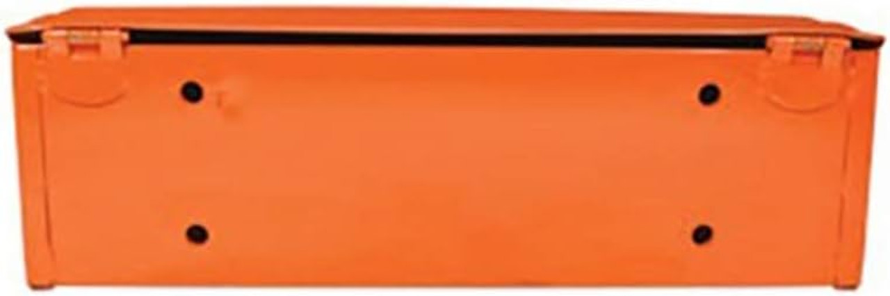 Kubota, Allis Chalmers Mountable Tool Box Orange Metal A-5A3OR